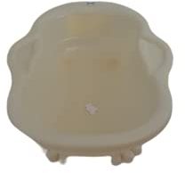 Bañera para Bebé, Bañera Ergonómica con Tapón, Bañera para Bebé con Tapón para Drenaje, Bañera Infantil (Amarillo)