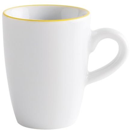 KAHLA 574732A69969C Pronto Line Espresso-Obertasse hoch 0,10 l Line sunny yellow | Espressotasse mit gelber Linie aus Porzellan