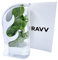 RAVV Herb Keeper - Contenedor de almacenamiento de hierbas frescas sin BPA para refrigerador, conservador con ventilación de aire, mantiene las hierbas frescas 3 veces más tiempo, ideal para albahaca,