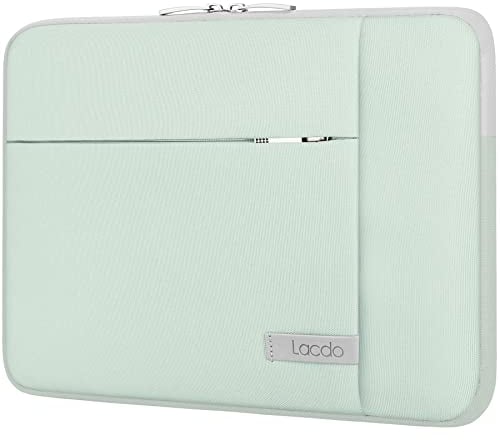 Lacdo 15.6 inch Laptop Sleeve Case Computer Bag for ASUS Vivobook/ZenBook/TUF Gaming 15, Lenovo IdeaPad 3 Chromebook 15, Acer Aspire 3, Dell Inspiron 15, HUAWEI MateBook D 15, HP Pavilion 15, Green