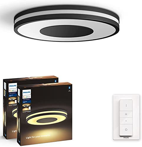 Philips Hue ceiling lamp black 1x27W 24V (lot de 2)