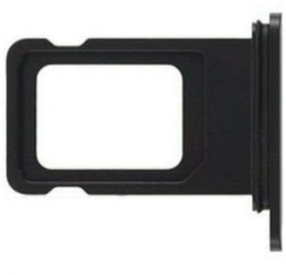 SIM TRAY FOR iPHONE XR MICRO CARD ADAPTER NANO SIDE BLACK