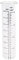 Van Manen Verre de rechange pour pluviomètre 082177 (verre pour pluviomètre, échelle 0-120 l/m², verre pluviomètre sans support, sans décoration)