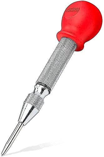 NEIKO 02638A 5-Inch Automatic Center Punch for Metal, Adjustable Impact Spring Loaded Center Punch Tool, Spring Punch, Center Punch Spring Loaded, Auto Center Punch (Pack of 200)