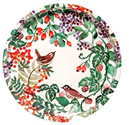 Emma Bridgewater Hedgerow Tin Deepwell Tray 300mm diameter