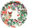 Emma Bridgewater Heckenschale, 300 mm Durchmesser, Runde Blechschale mit Hedgerow-Muster, Mehrfarbig, 206 Gramm, 31 cm Durchmesser, 3 cm Höhe, Zinn, 100%