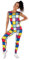 Combinaison fluo adulte S/M PtitClown