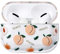 AKABEILA Cover compatibile con Apple Airpods Pro 2 2022 Pro seconda generazione Custodia rigida con motivo carino trasparente PC antiurto anteriore LED visibile protettiva antiscivolo