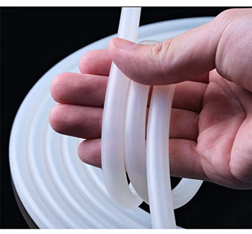 JEEIJ 1 Tuyau en Silicone De Qualité Industrielle De 5 M, 2 Mm 3 Mm 4 Mm 5 Mm 6 Mm 7 Mm 8 Mm Tuyau en Caoutchouc Résistant Aux Hautes Températures, Tuyau d'eau Translucide (Size : 4x8mm)