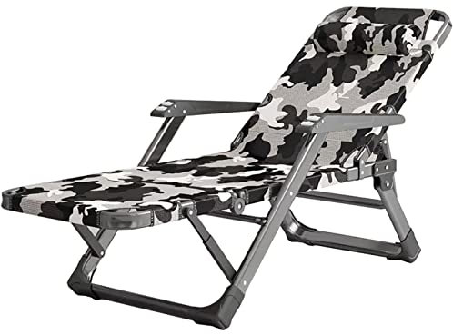 SXBHDM Gartenliege Sonnenliege Extrabreit Liegestühle Klappbar Gartenstuhl Relaxliege Saunaliege Liegender Recliner für Kinder Erwachsene Hoch Senioren, max. 160 kg (Farbe : #2)