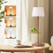 Aigostar Lampe de Table Sans Fil Rechargeable USB, Lampe de Bureau Tactile Dimmable, 3 Températures de Couleur, Lampe de Chevet IP54 Étanche pour Interieur et Exterieur, Chambre - Marron Foncé
