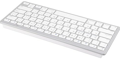 Teclado inalámbrico portátil, Teclado Delgado de 78 Teclas, Compacto para árabe, español, francés, Coreano, Ruso, tailandés, portugués, Ordenador OS X iOS (portugués)