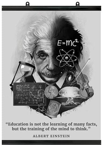 Palace Learning Albert Einstein Poster – inspirierendes und motivierendes Zitat (45,7 x 61 cm, laminiert)