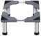 Support de Machine à Laver Base Socle, Socle de Machine à Laver avec 4 Pieds Robustes, Base Réglable pour Lave-linge Hauteur 28-31 cm, Longueur Réglable de 40 à 60 cm pour Lave-Linge, Réfrigérateur