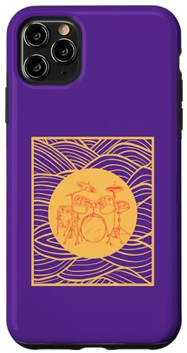 Hülle für iPhone 11 Pro Max Drums and Vibrations Drummer Boy Begabter Rockmusiker