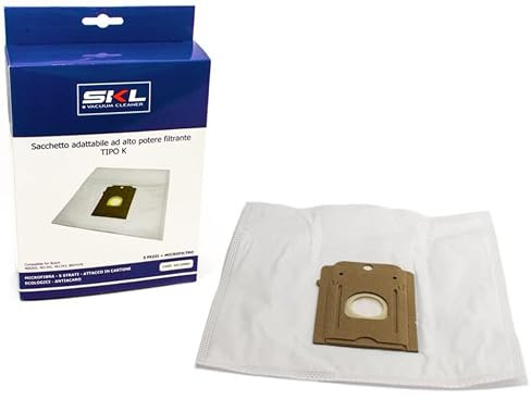 SOS Accessoire Boite 5 sacs type K compatible +micro filtre pour Aspirateur 00468265 BOSCH, SIEMENS