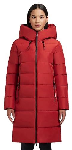 khujo Jilias 4 Damen Wintermantel Winterjacke Mantel Jacke (DE/NL/SE/PL, Alphanumerisch, M, Regular, Regular, SEP-RED)