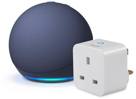 Echo Dot (5th generation) | Deep Sea Blue + Sengled Smart Plug, Works with Alexa - Smart Home Starter Kit