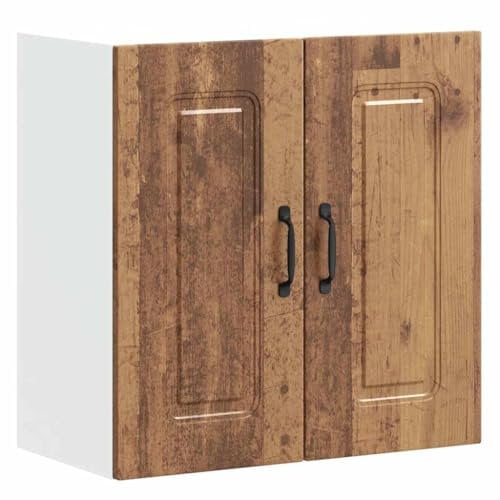 vidaXL Küchen-Hängeschrank Kalmar Altholz-Optik Holzwerkstoff, Wandschrank Küche, Wandschrank, Oberschrank, Küchenschrank, Hängeschrank