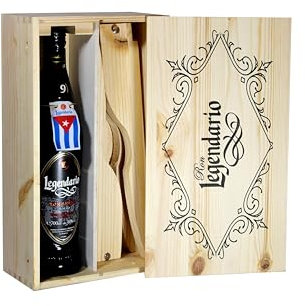 Rum Legendario Confezione Regalo (Elixir La Dama Cassa Legno)