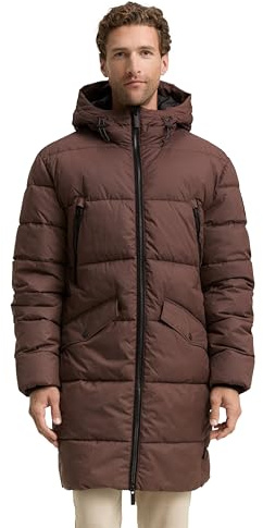 Tom Tailor Herren Puffer Parka mit Kapuze