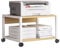 Tavolino Per Stampante Piccolo Supporto Stampante, Ufficio, Tavolo Portatile, Rack di Stoccaggio Per File Supporto Torre PC (A)