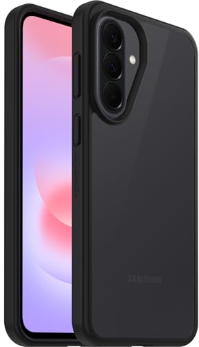 OtterBox React Hülle für Samsung Galaxy A37 5G, Transparent/Schwarz | Stoßfest, sturzsicher, ultraschlank, Schützende Hülle, Getestet nach Militärstandard