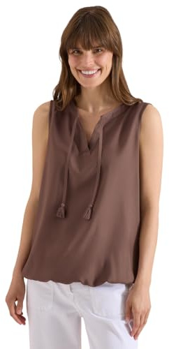 Cecil Damen Blusentop mit Split Neck und Bändern