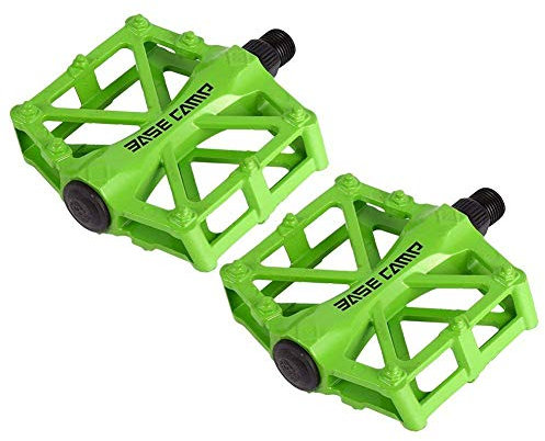 Pédales de vélo VTT, route et BMX en alliage ultraléger Race, vert