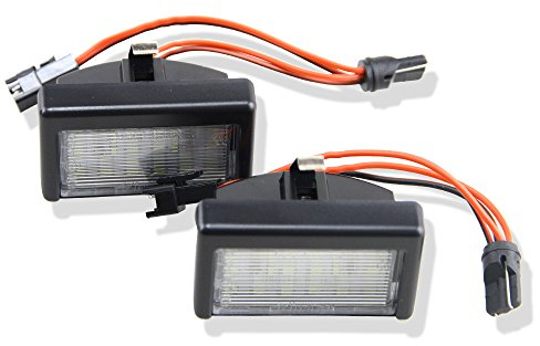 2 x LED Kennzeichenbeleuchtung Nummernschild Glühbirne Kit für MBML W164 X164 X LED Auto Parts mit E-Prüfzeichen Zulassung