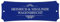 Türschild eckig blau 14 x 5 cm Namensschild Klingelschild Aluminium mit Text Gravur jetzt selbst gestalten