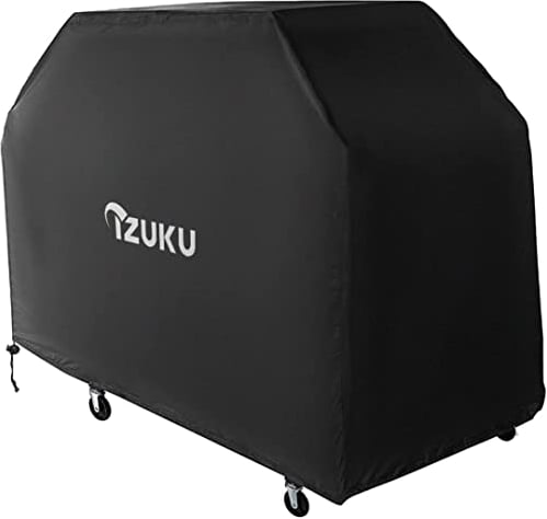 IZUKU Copertura Barbecue Impermeabile Telo Protettivo per Grill Polvere Sole Neve Tessuto Oxford 145x61x117cm (PRO)