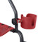 Medline Universal Cup Holder, Red - Versatile Mobility Accessory for Rollator Walkers, Transport Chairs, and Wheelchairs