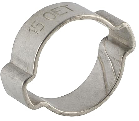 2-Ohr Schlauchschellen Schlauchklemmen Edelstahl (Werkstoff: Edelstahl 1.4307 - Spannbereich: 32-37 mm)