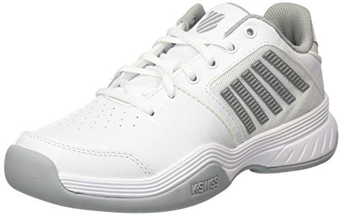 K-Swiss Performance Damen KS TFW COURT EXPRESS CARPET-WHITE/HIGH-RISE/SILVER Tennisschuh, 40 EU