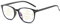Gleitsichtbrille Lesebrille schwarz Multifokale Gläser Damen Herren mit 2.00 Dioptrien Anti-Blaulicht Blaulichtfilter / Computerbrille ( +2.00 Dioptrien)