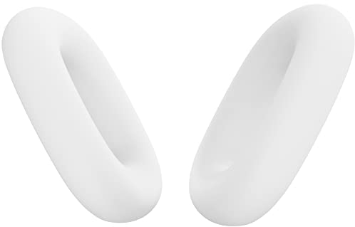 AWINNER Ohrpolster-Hülle, kompatibel mit AirPods Max, waschbarer, weicher Silikon-Schutzrahmen, vollständige Abdeckung für AirPods Max (weiß)