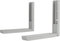 Utiz Mikrowellen-Wandhalterung, universell, ausziehbar, für Mikrowelle, Gewicht 40 kg, geeignet für alle Mikrowellen, silberfarben
