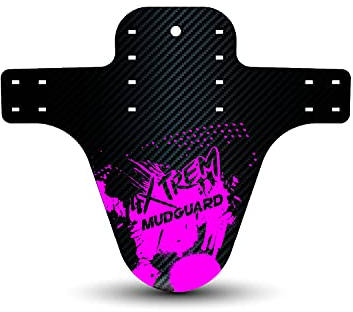Seribas Schutzblech MTB-2 Stück inkl. Flansch-Schutzblech Carbon Schutzbleche Mountainbike Mudguard (Lila)