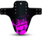Seribas Schutzblech MTB-2 Stück inkl. Flansch-Schutzblech Carbon Schutzbleche Mountainbike Mudguard (Lila)