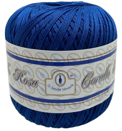 COTONE PER UNCINETTO N° 12 FILO DI SCOZIA GOMITOLO DA 100 GRAMMI (BLU NAZIONALE 31)