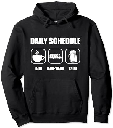 Vanlife Camper - Café Jarra De Cerveza Furgoneta Sudadera con Capucha