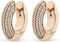 JETTE Damen-Creolen 925er Silber 218 Zirkonia One Size Roségold 32021988