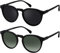La Optica B.L.M. Sonnenbrille Herren Festival LO55 R-Grey/G R-Green C