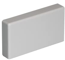 KOMIB - EN11060LG Endstück Endkappe 110 x 60mm Lichtgrau