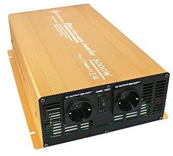 Solartronics NP 24V Spannungswandler Reiner Sinus Gold Edition Serie Inverter Wechselrichter (3000 Watt)