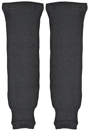PEAR SOX Pro Weight Solid Color Hockey Socks (Black, Mite)