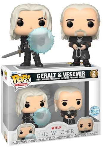 Pop The Witcher Geralt & Vesemir 2 Pack
