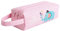 EASYLAVIE Trousse Scolaire Deux Compartiments Trousse de Ecole Grand Capacite Trousse Pochette Scolaire - Tissu- 20x7.5cm (Rose)