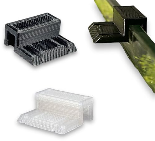 Generisch Halterung für Abdeckscheibe 2-19mm Aquarium Abdeckung 4 Stück (6mm Glasstärke, Transparent)